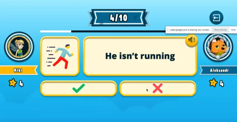 Novakid platformundaki çocuklar için 5 İngilizce oyun