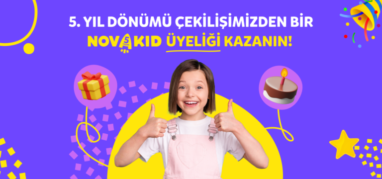 5. Yıl Dönümü Çekilişimizden bir Novakid Üyeliği Kazanın!