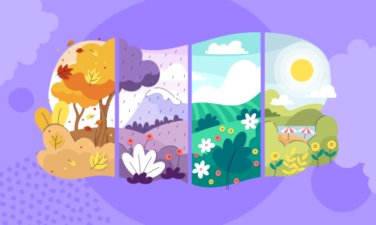 İngilizce mevsimleri ve ayları hep birlikte öğrenelim!