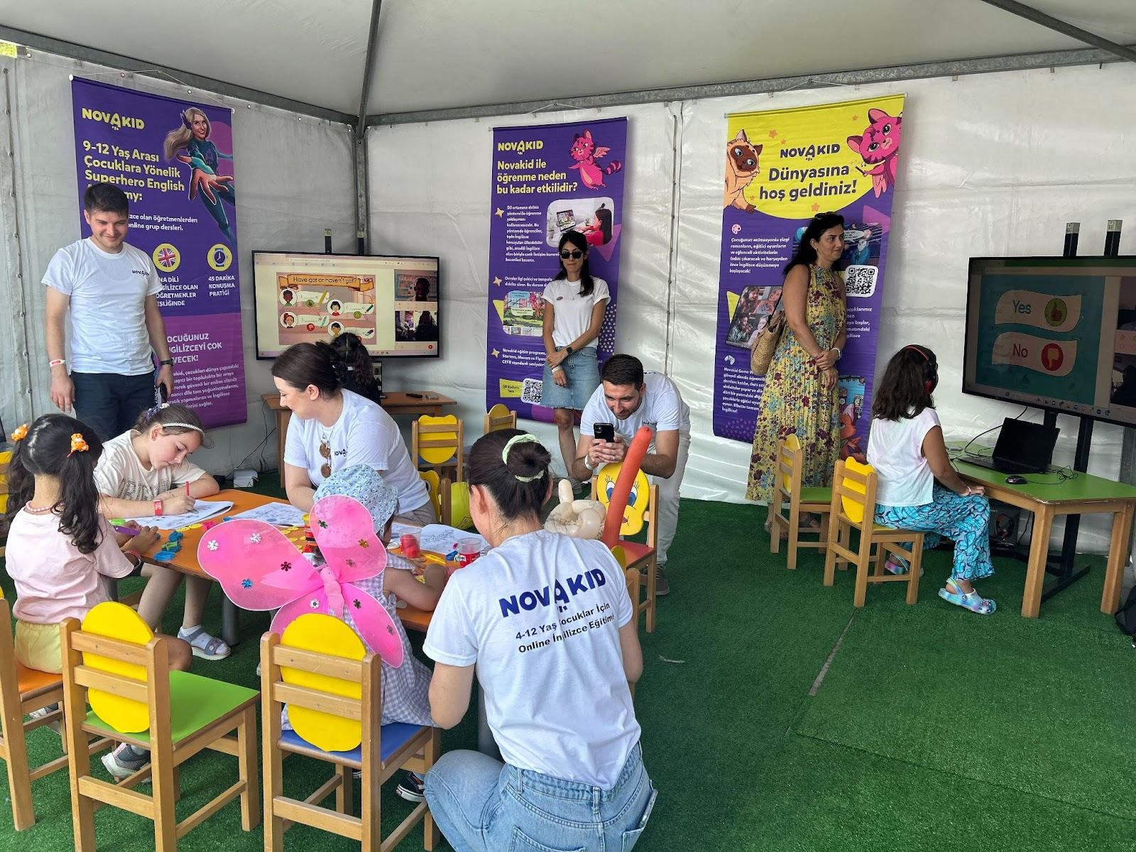 Novakid, İstanbul'daki Yaratıcı Çocuk Festivali'nde yüzlerce çocuğa online İngilizce dersleri sundu