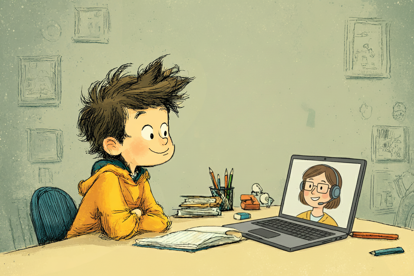 Çevrim içi İngilizce dersi