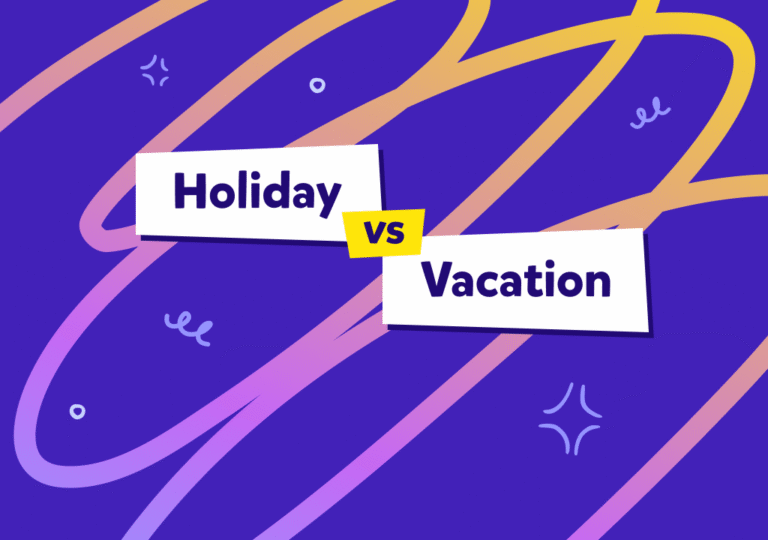 İngilizcede birbiriyle benzeyen “holiday” ve “vacation” sözcüklerinin farkını öğrenin!